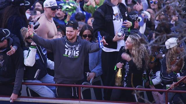 Lombardi trophy rides high at Seattle Seahawks World Champions Parade on Explore Videos Page Lombardi trophy rides high at Seattle Seahawks World Champions Parade