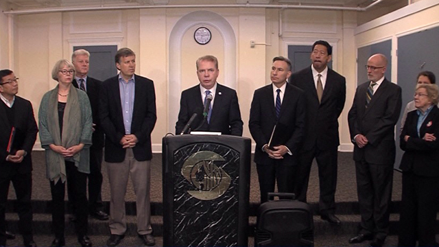 Mayor, Executive, Council declare emergency response to homelessness 11/2/15