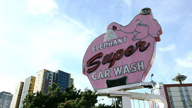 The stories behind Seattle's iconic Elephant Car Wash CityStream: Elephant Car Wash