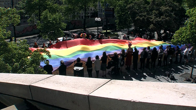 5th Annual Pride Flag Raising event at Seattle City Hall