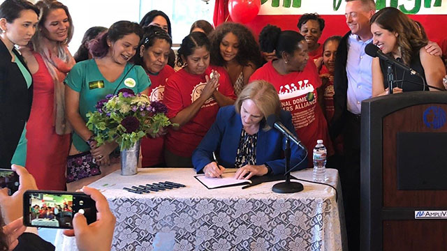 Domestic Workers' Bill of Rights legislation signed by Mayor