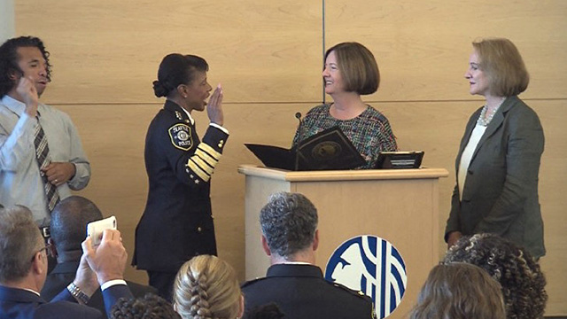 Carmen Best is Sworn In across Seattle to Lead the Seattle Police Department