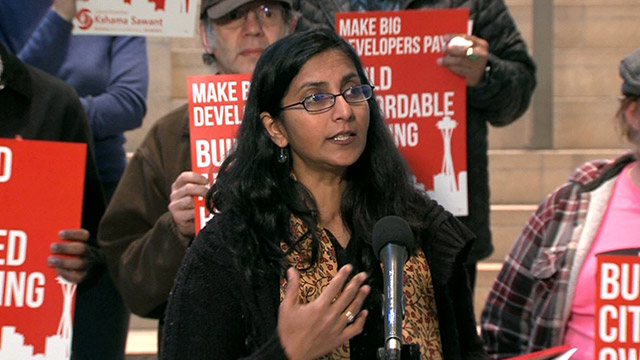 Councilmember Sawant announces plans to build affordable housing