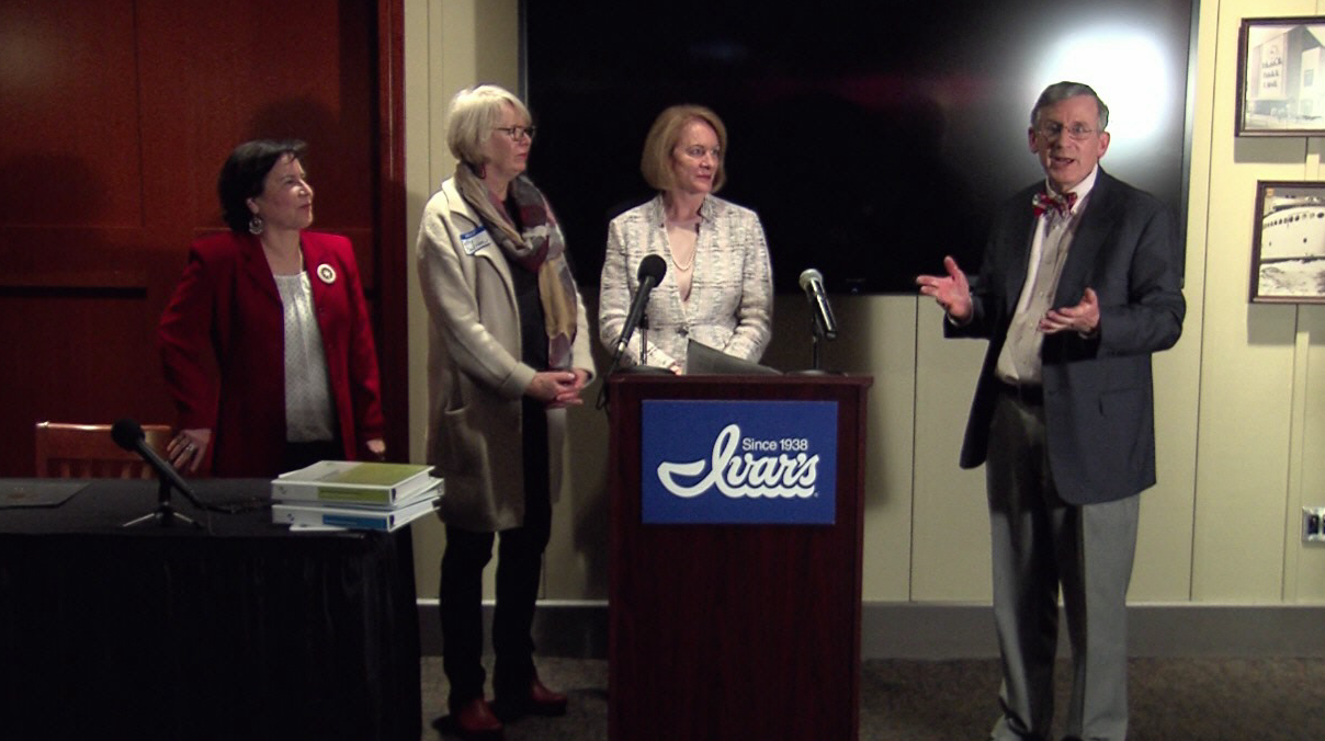 Mayor signs “Waterfront for All” legislation at historic waterfront business Ivar’s Acres of Clams