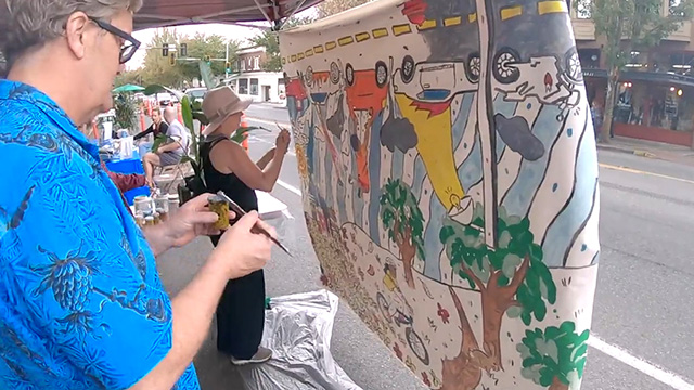 PARK(ing) Day: Seattle parking spots transformed into public space