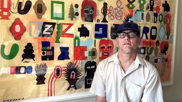 Visual artist Warren Dykeman sends a selfie