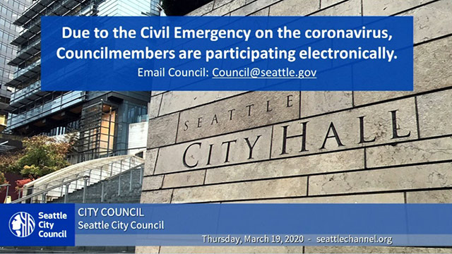 City Council Special Meeting 3/19/20