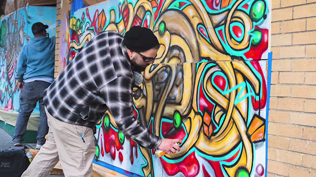 Murals at Jade Garden Restaurant