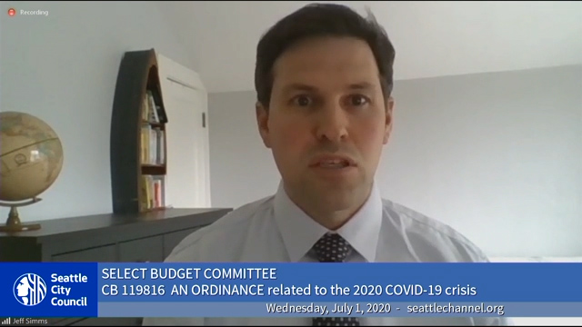 Select Budget Committee Session II 7/1/20