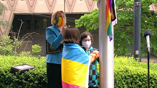 9th Annual Pride Flag Raising
