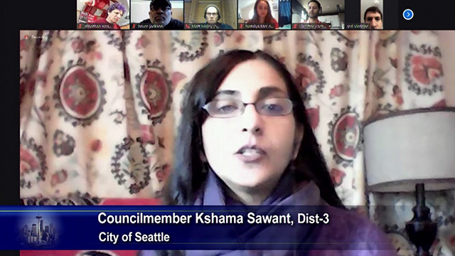 Sawant unveils legislation to prohibit evictions of school children & families
