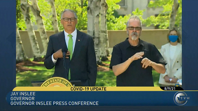 Gov. Jay Inslee announces vaccination mandate for WA state employees