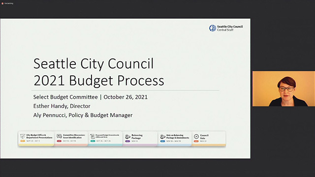 Select Budget Committee Session I 10/26/21