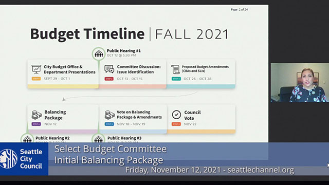 Select Budget Committee 11/12/21