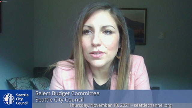 Select Budget Committee Session I Public Hearing 11/18/21