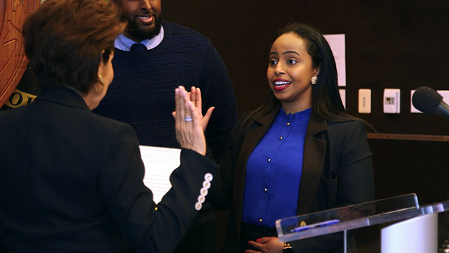 Swearing-In Ceremony of Hamdi Mohamed, OIRA