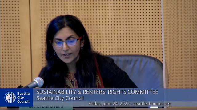 Sustainability & Renters' Rights Committee Special Meeting 6/24/22