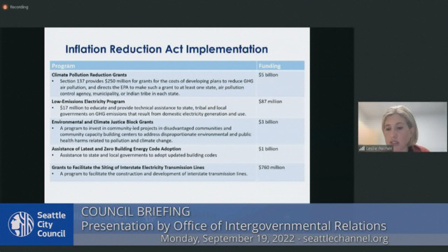 Council Briefing 9/19/22