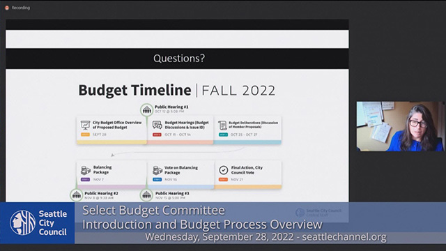 Select Budget Committee 9/28/22