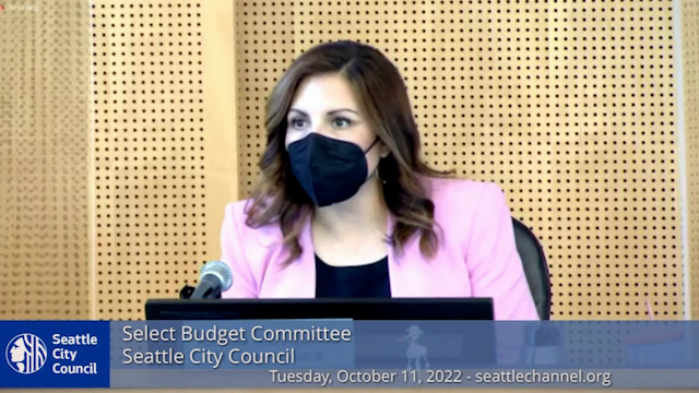 Select Budget Committee Public Hearing 10/11/22