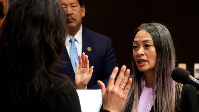 Jenifer Chao sworn in as director of the Department of Neighborhoods