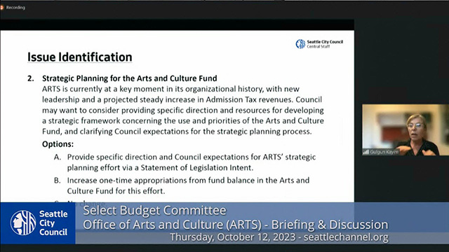 Select Budget Committee 10/12/23 Session II