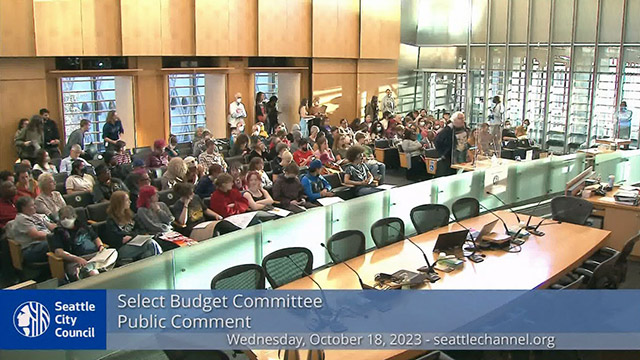 Select Budget Committee 10/18/23 Public Hearing