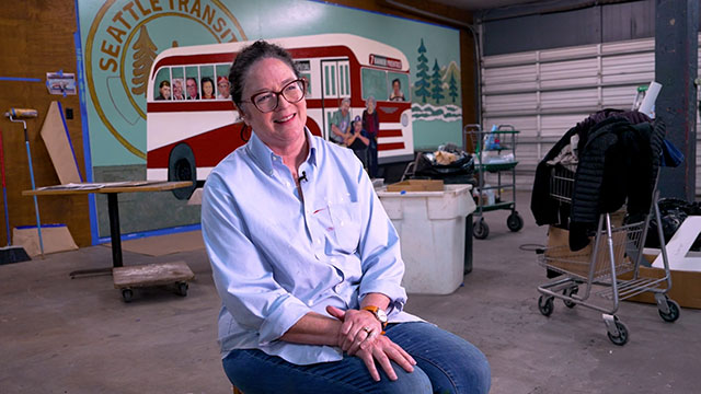 Art Zone: Columbia City bus mural