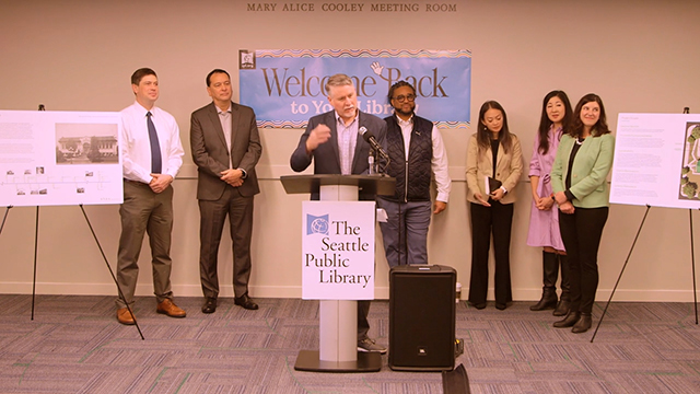 Green Lake Library reopening