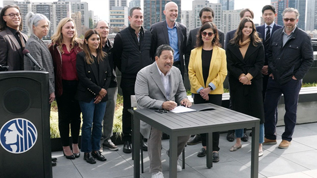 Mayor signs Design Review exemption legislation to encourage more downtown housing 