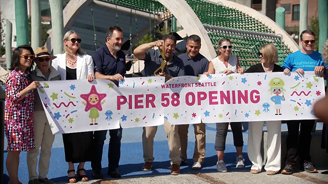 Leaders celebrate opening of Pier 58