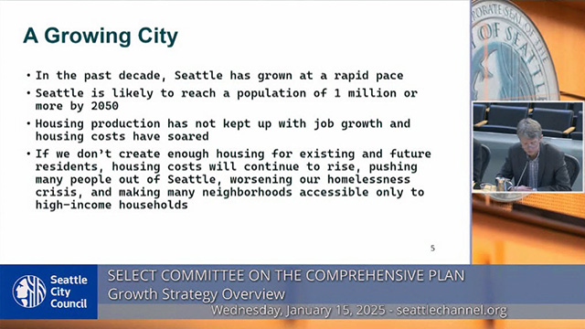  Select Committee on the Comprehensive Plan 1-15-25