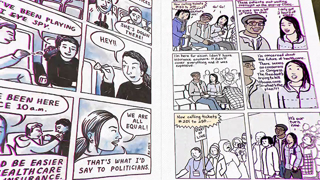 CityStream: Comic journalists at Seattle King County Clinic