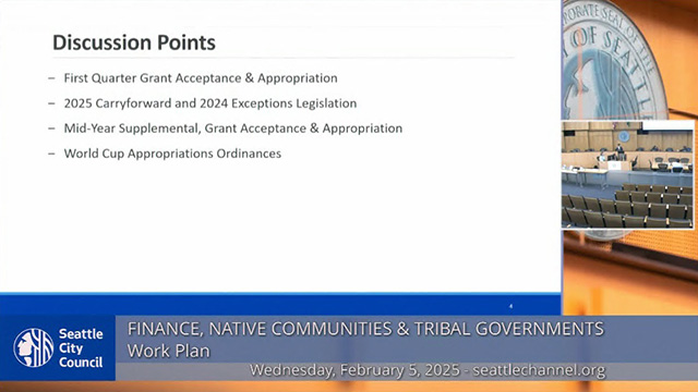 Finance, Native Communities and Tribal Governments Committee 2-5-2024