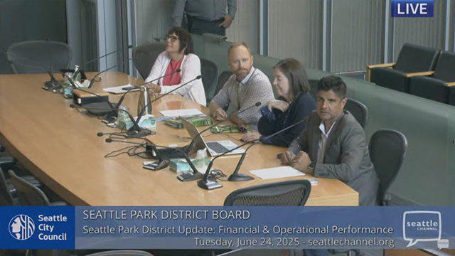Seattle Park District Board Special meeting- 6-24-25