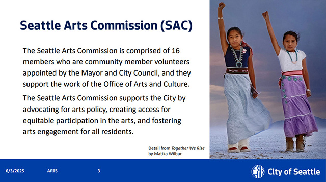 Sustainability, City Light, Arts & Culture 6-6-25