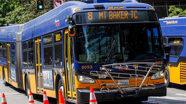 New Denny Way bus lane plan aims to improve Route 8