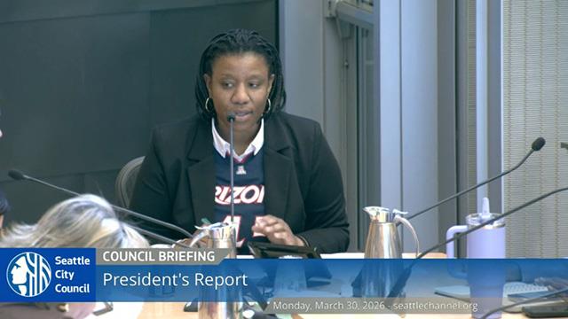 Council Briefing 3/30/26 on Explore Videos Page Council Briefing 3/30/26