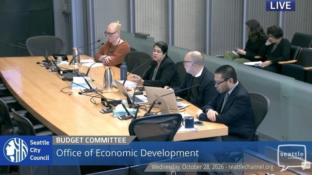 Select Budget Committee Meeting Session I 10-28-26 Select Budget Committee Meeting Session I 10-28-26