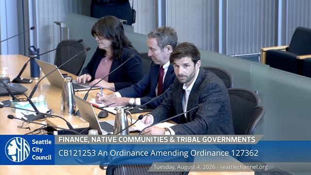 Finance, Native Communities and Tribal Governments Committee 8-4-2024