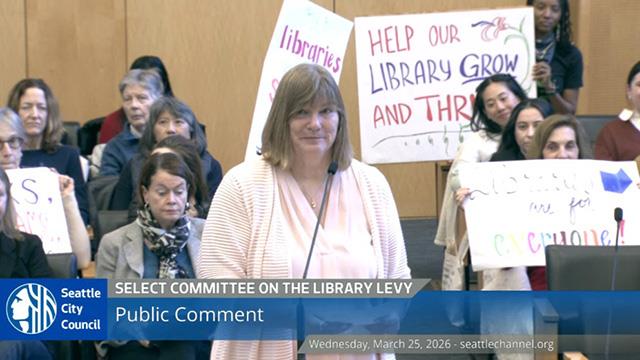 Select Committee on the Library Levy 3/25/2026 on Explore Videos Page Select Committee on the Library Levy 3/25/2026